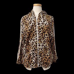 Pre-Loved K Jordan K Jordan Leopard Hooded Track Set-Size 1X